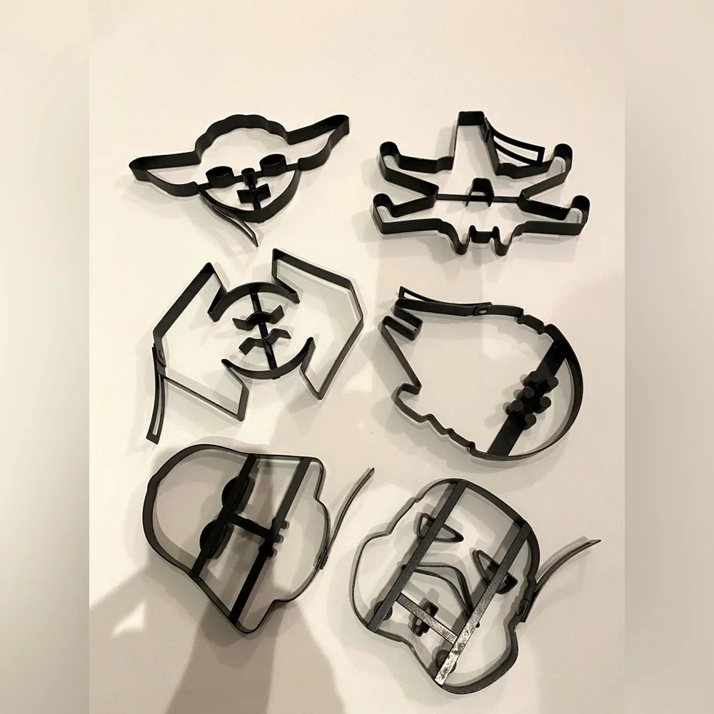 William Sonoma Kitchen Star Wars Metal Pancake Molds Full Set of 6